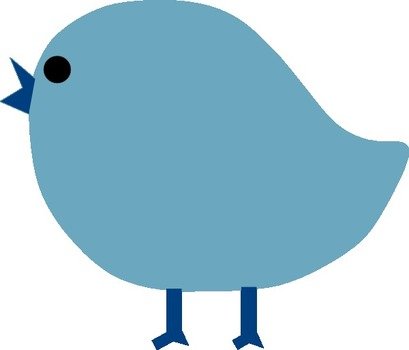 Dark Blue Bird Clip Art