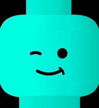 LEGO Happy Face Clip Art N10