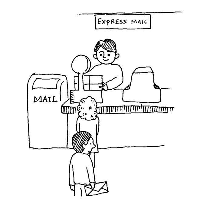 Post Office drawing