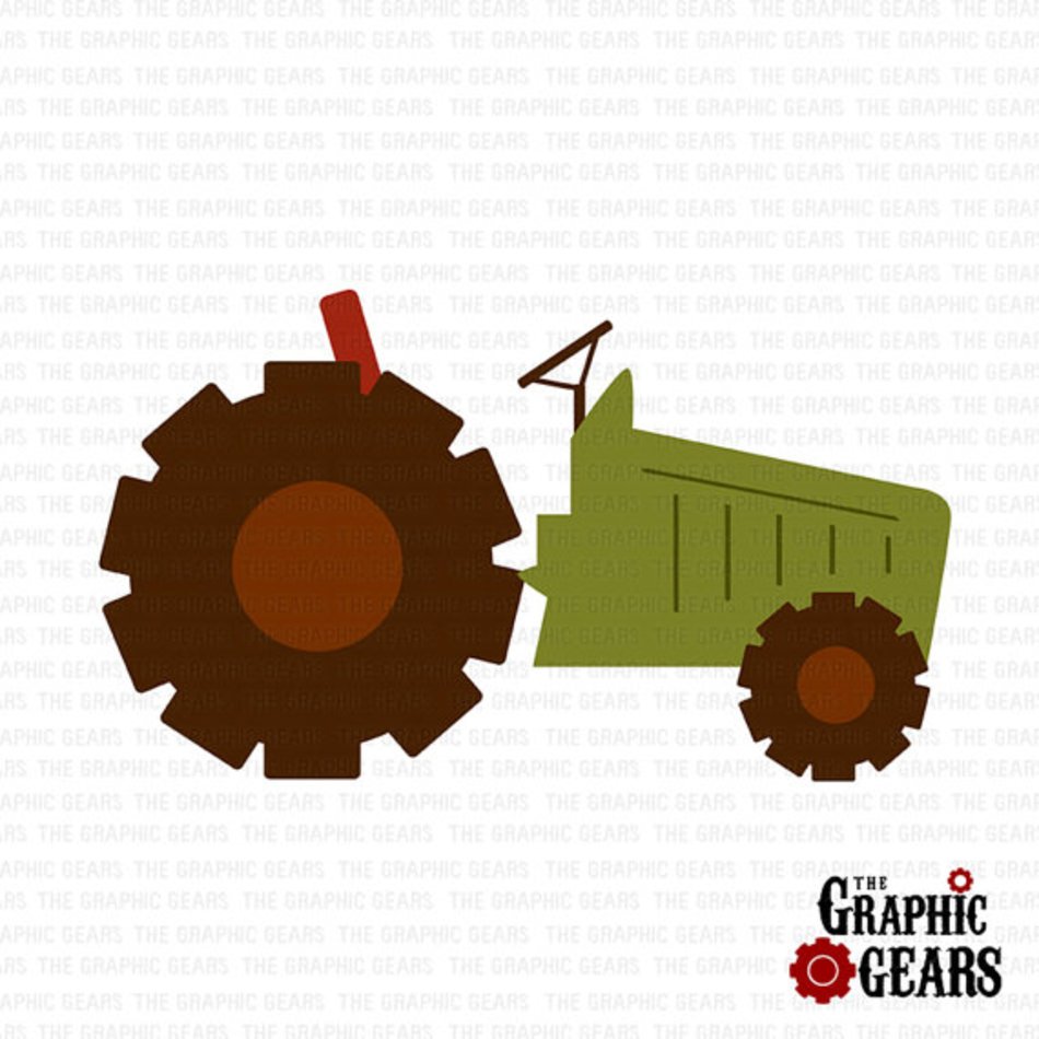 Farm Tractor Clip Art N25