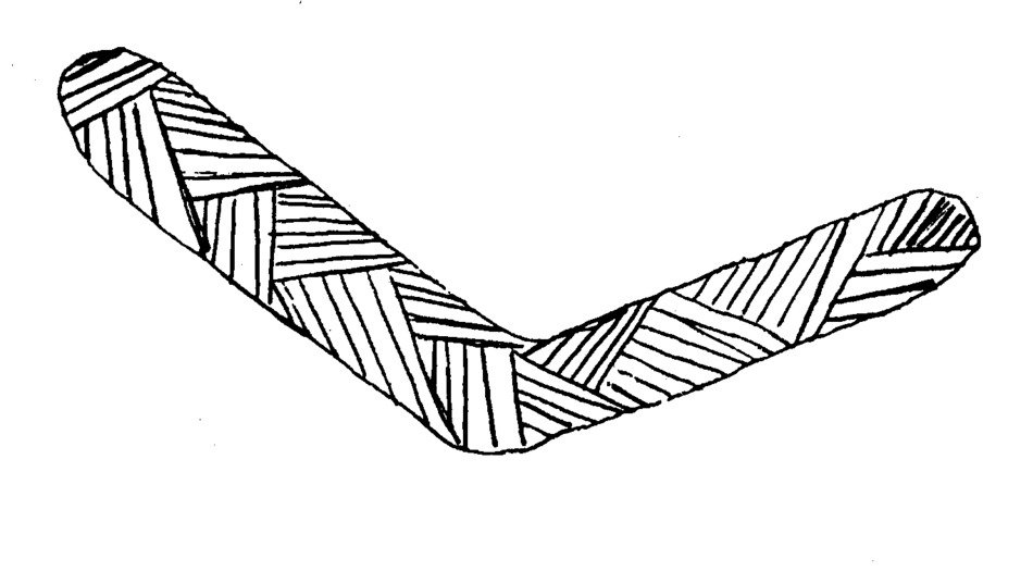 Boomerang as a graphic image