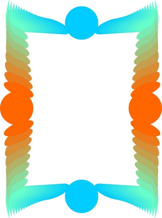 Colorful Border Clip Art