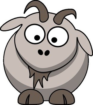 Cute Cartoon Goat N3