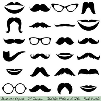 Mustache Clip Art N68