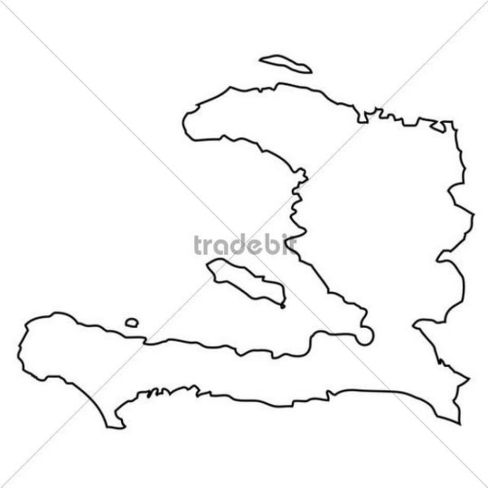 Haiti Map Outline