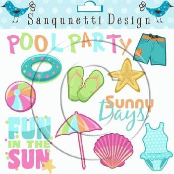 Spring Sun Clip Art N5