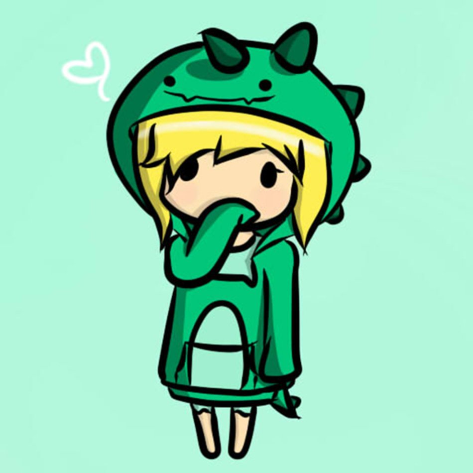 Cute Dinosaurs I Love You Drawings