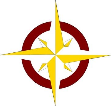 Gold Compass Clip Art
