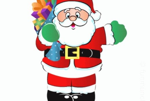 Christmas man drawing