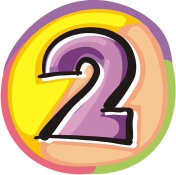 Number 2 Clip Art N61