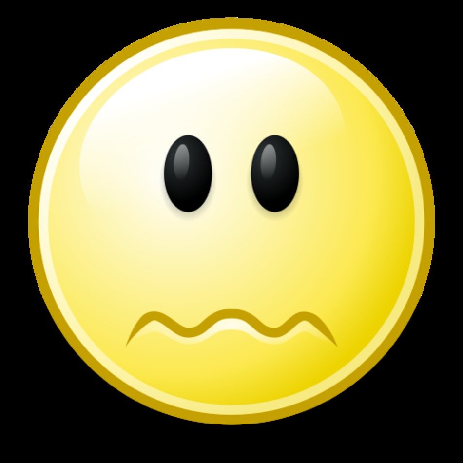 Worried Face This Image Rendered As Png