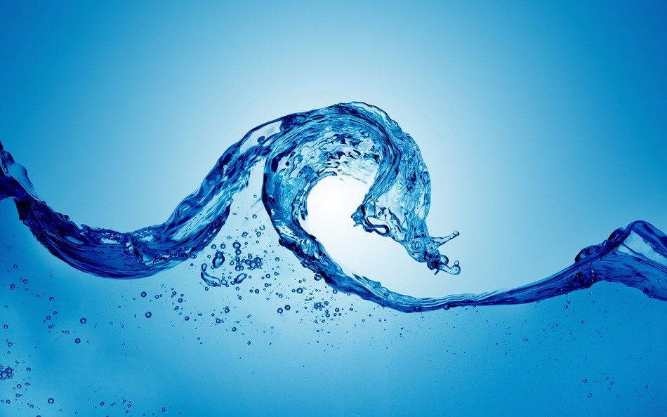 wallpaper with water wave