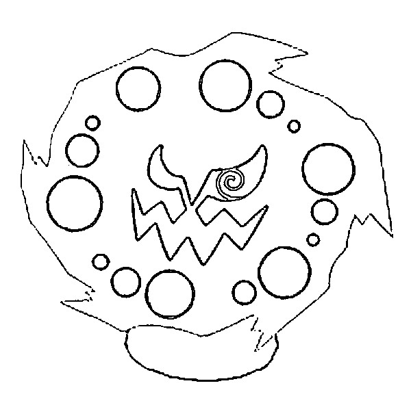 Spiritomb Pokemon Coloring Pages free image download