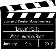 Movie Matinee Clip Art N2