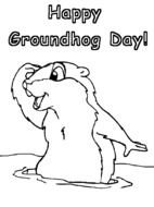 groundhog day card