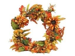 Fall Wreath Clip Art drawing