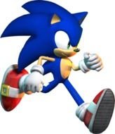 running sonic as a picture for clipart
