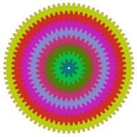 Colorful Gear Clip Art Mechanic