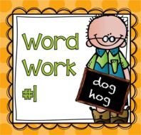 Word Work Center Clip Art N5