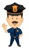 Cartoon Police Officer Clip Art drawing