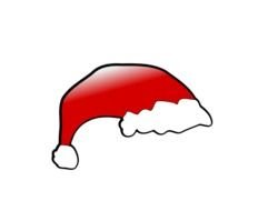 Santa Claus hat Clip Art drawing