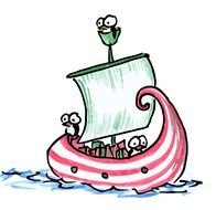 Cartoon Boat N13