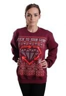 woman in funny sweater
