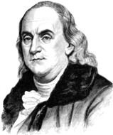 Ben Franklin as a picture for clipart