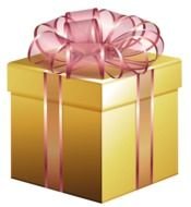 Gold Gift Box drawing