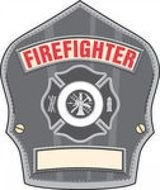 Fireman grey Helmet drawing