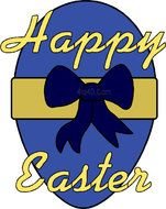 happy Easter egg drawing