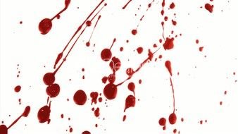 Dexter Blood Splatter drawing