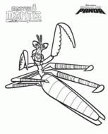 Kung Fu Panda Coloring Pages N4