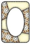 Padded Patchwork Scrapbook Frames With Hand Stitching