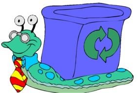Cartoon Recycling Bin Clip Art N2