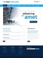 Business CSS Template Blue