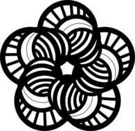 Valentine Clip Art Black And White Flower