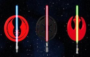 Star Wars All Lightsabers drawing