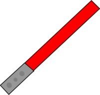 Red Light Saber drawing