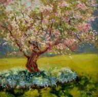 Apple Tree Painting drawing