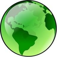 World Globe Map Clip Art N7