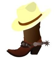 Brown Cowboy Hat Clip Art N4