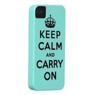 Keep Calm And Carry On IPhone Case