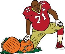 Football Player Clip Art N83
