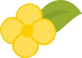 Yellow Flower big drawing