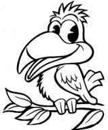 Bird Coloring Pages N7