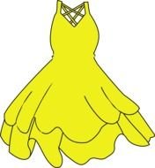 Cartoon Dress Clip Art N6