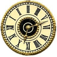 Antique Clock Face drawing