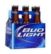 Bud Light 6 Pack drawing