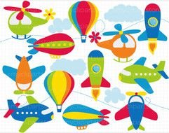 Airplane Clip Art N150